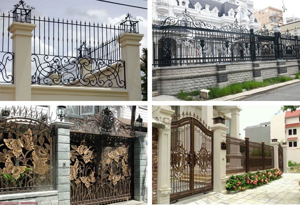 50+ Mẫu Hàng Rào đẹp Cho Nhà Cấp 4, Biệt Thự Hiện đại, đơn Giản - Sản Xuất Nhôm đúc Hoàn Mỹ