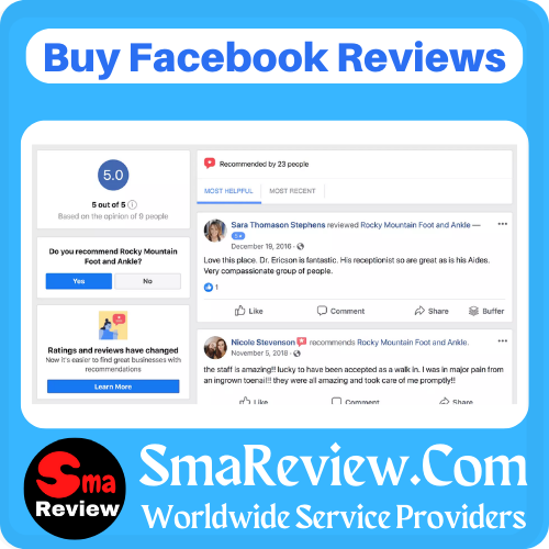 Buy Facebook Reviews - 5 Star Positive Facebook Page reviews
