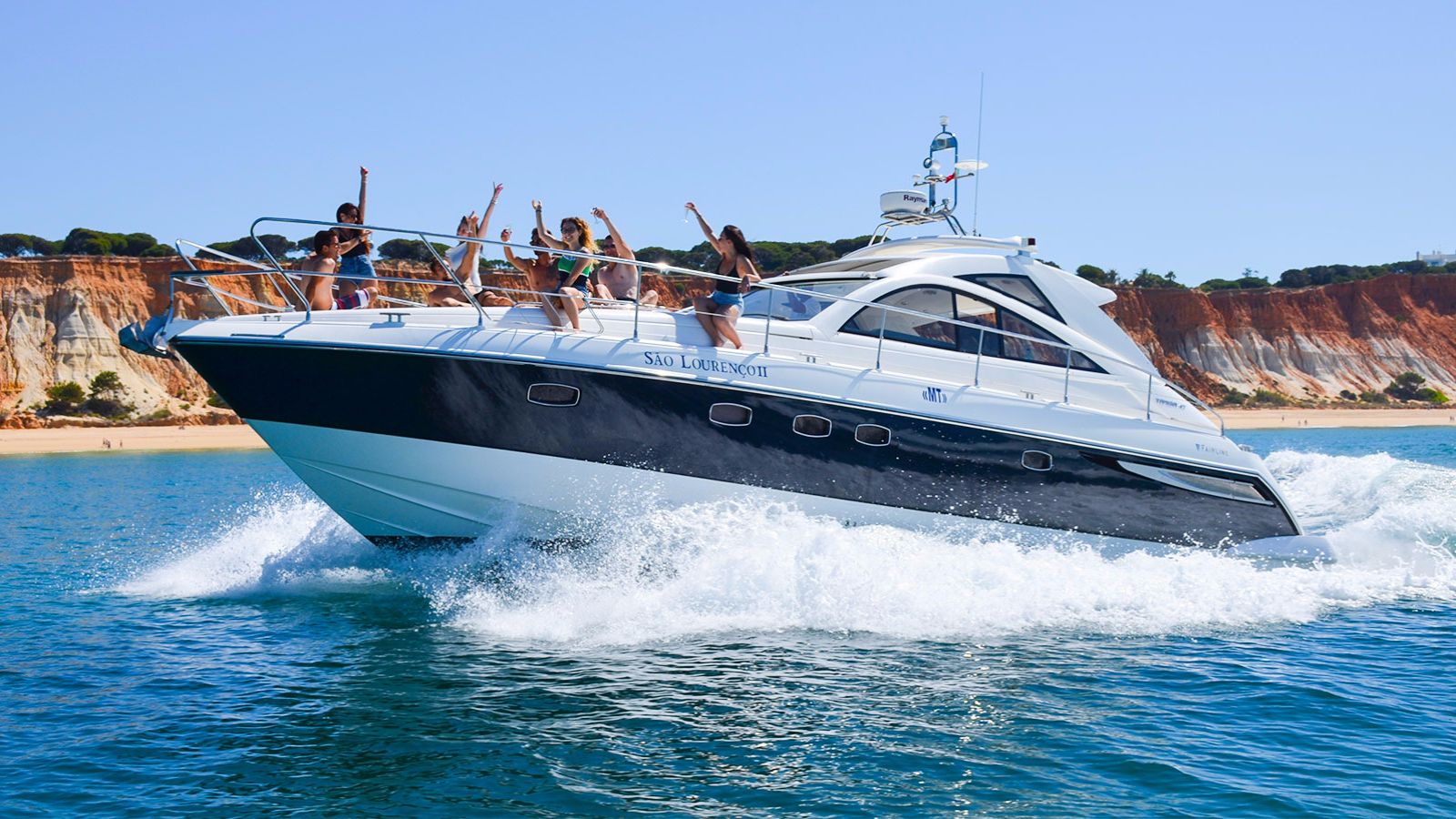 Luxury Boat Charter Vilamoura, Algarve, Portugal.