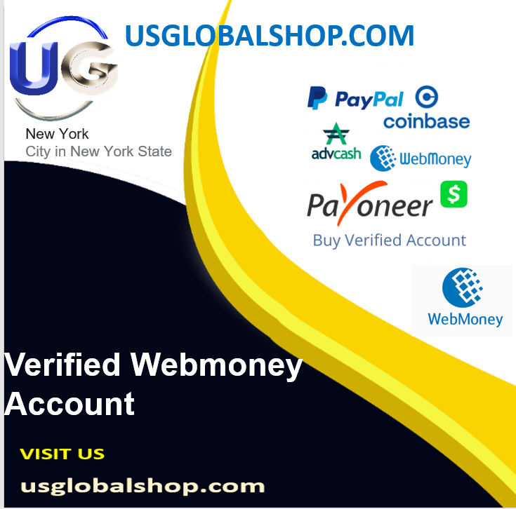 Buy Verified Webmoney Account - 100% Safe & USA,UK,CA