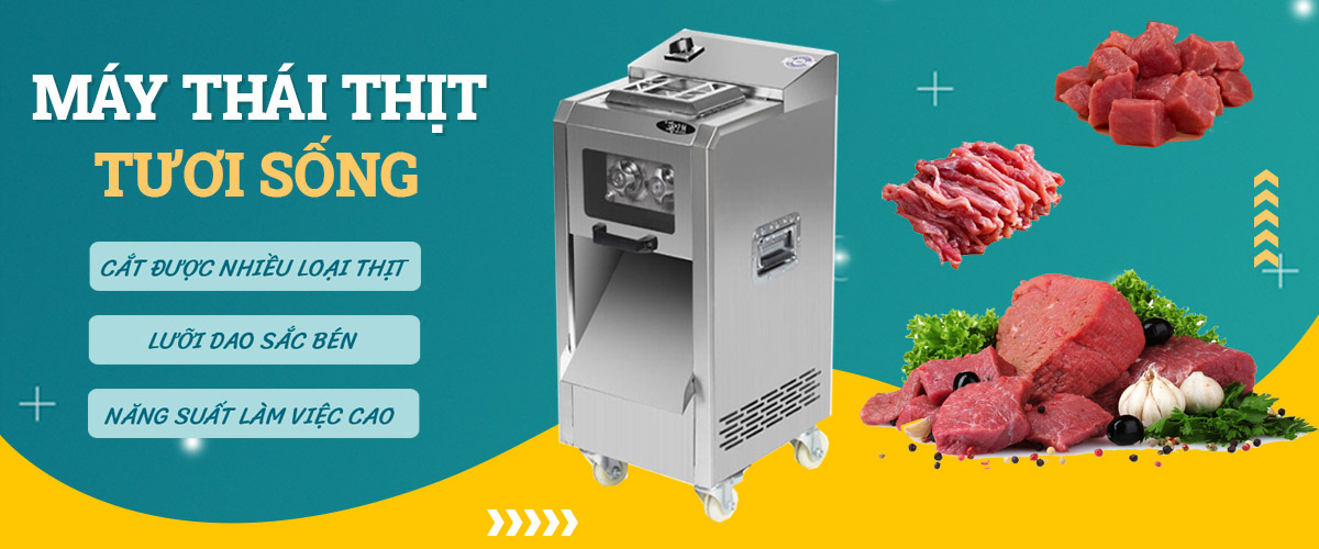 Máy thái thịt tươi sống, đông lạnh siêu bền - Giá rẻ 2022