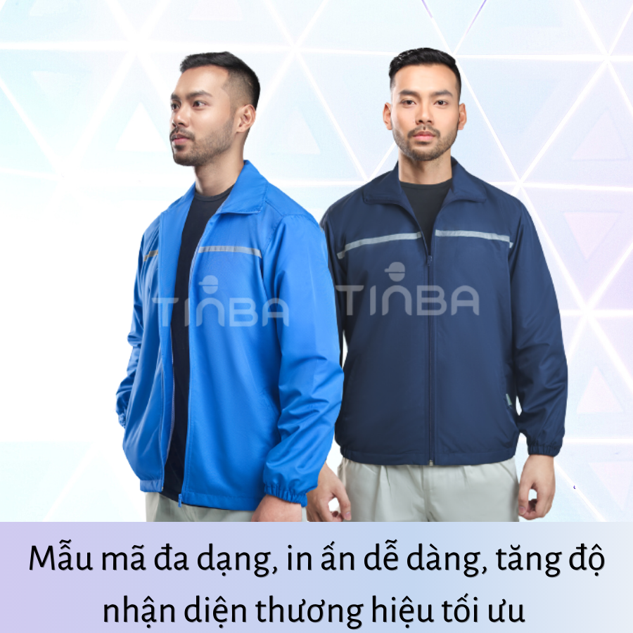Áo khoác gió đồng phục công ty may ở đâu giá tận gốc?
