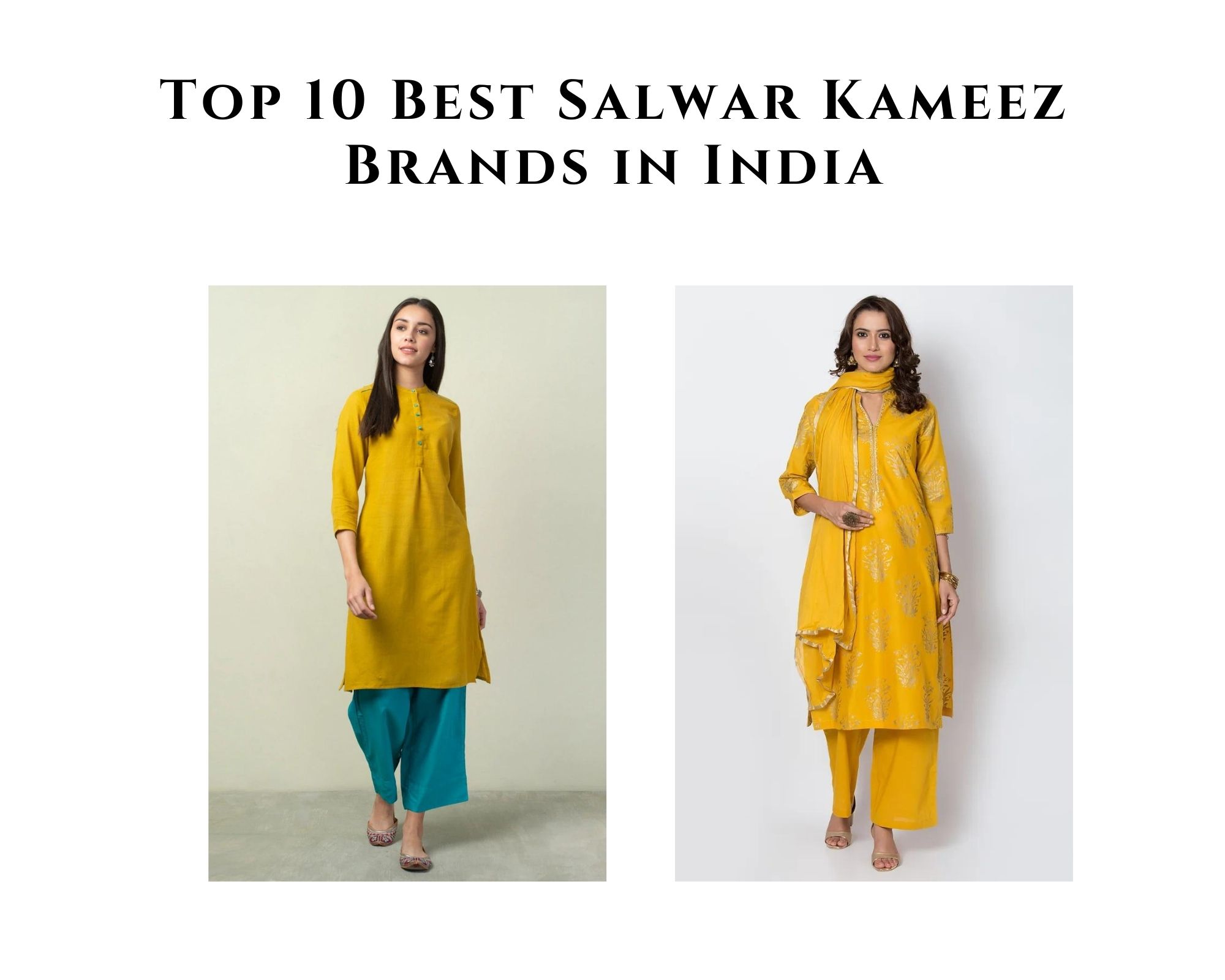Top 10 Best Salwar Kameez Brands in India | Most Famous