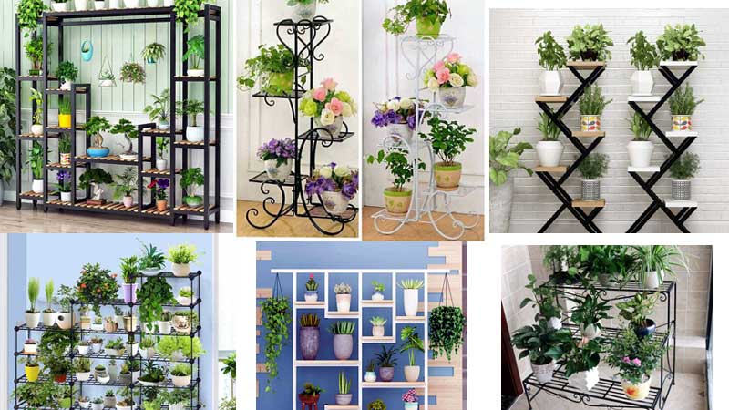 Cập nhật mẫu kệ sắt trang trí để chậu hoa đẹp thường dùng - Báo giá VN