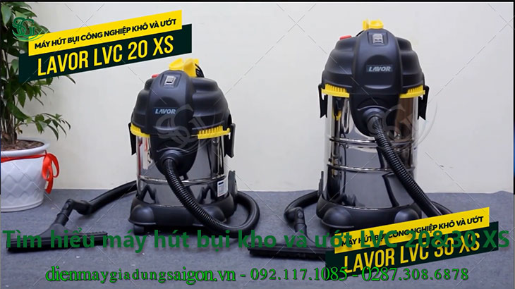 Máy hút bụi Lavor LVC 30XS - Máy hút bụi khô và ướt cao cấp