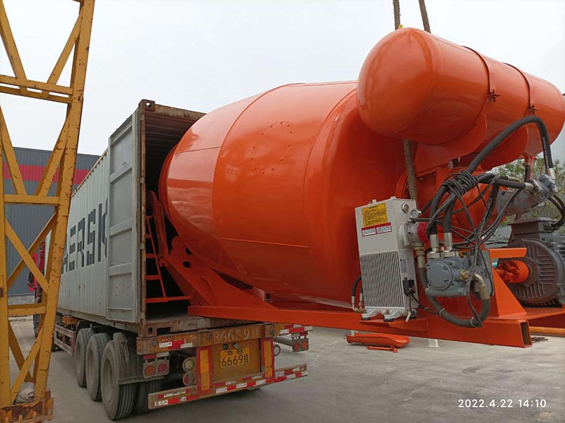 Dos Tanques Mezcladores De Concreto A Malasia - AIMIX Grupo