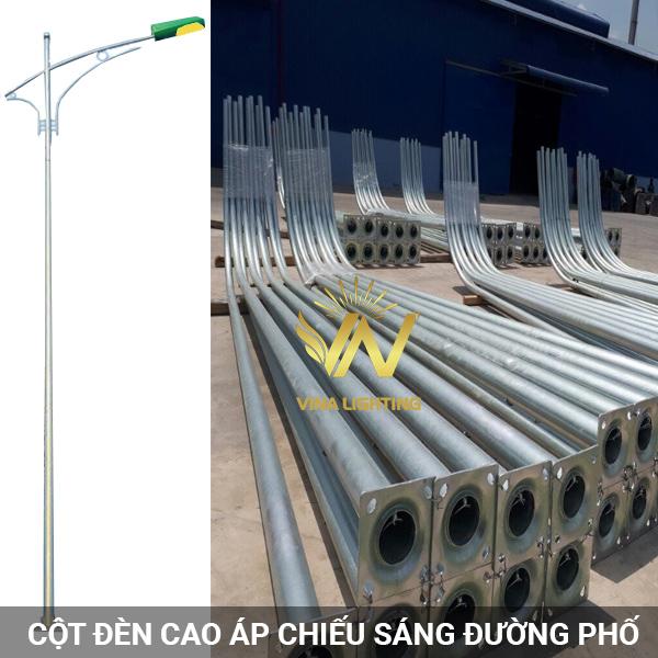 Báo giá cột đèn cao áp chiếu sáng đường phố 6m 7m 8m 9m 10m 11m 12m