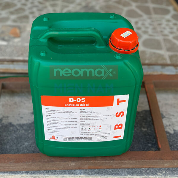 Tẩy gỉ thép B05 | Hóa chất tẩy rỉ thép hiệu quả nhất hiện nay