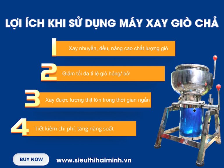 Lợi Ích Và Cách Sử Dụng Máy Xay Giò Chả Đúng Cách