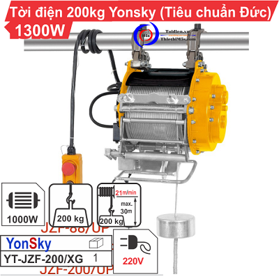 Báo giá các loại máy tời điện 200kg (mới nhất 2022)