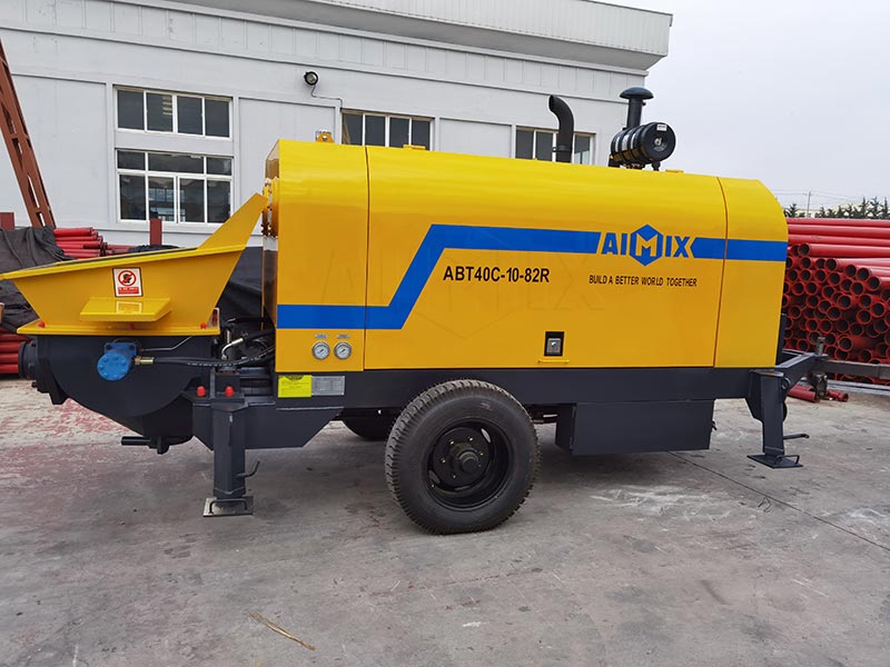 Bomba De Concreto Estacionaria ABT40C En Las Filipinas - AIMIX Grupo