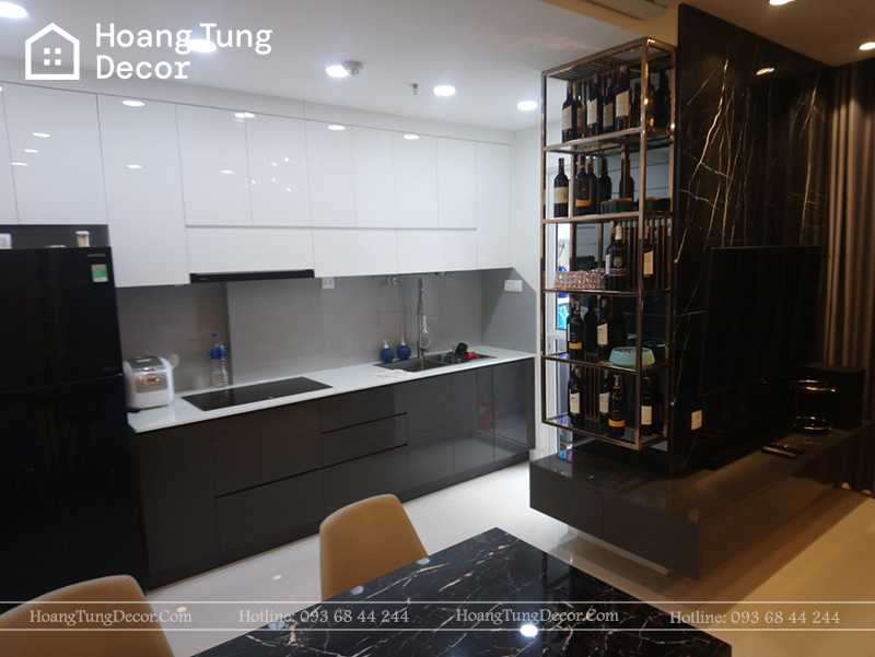 Thiết kế nội thất phòng bếp đẹp hiện đại tại quận 8