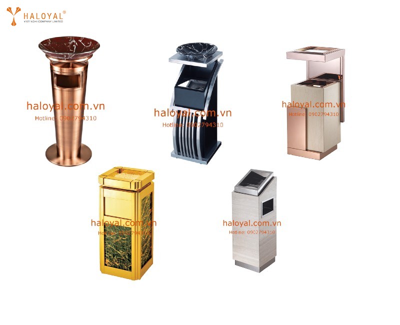 Đâu là ưu điểm vượt bậc của các mẫu thùng rác inox gạt tàn?