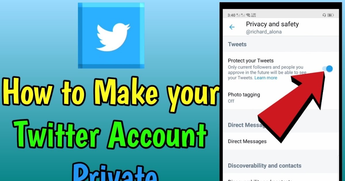 How to Make Your Twitter Account Private