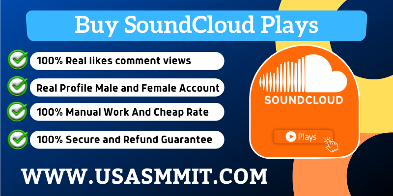 Buy Soundcloud Plays - 100% Real profile Plays Instant