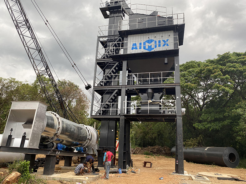 AIMIX Planta De Asfalto ALQ100 Instaló En Sri Lanka - AIMIX Grupo