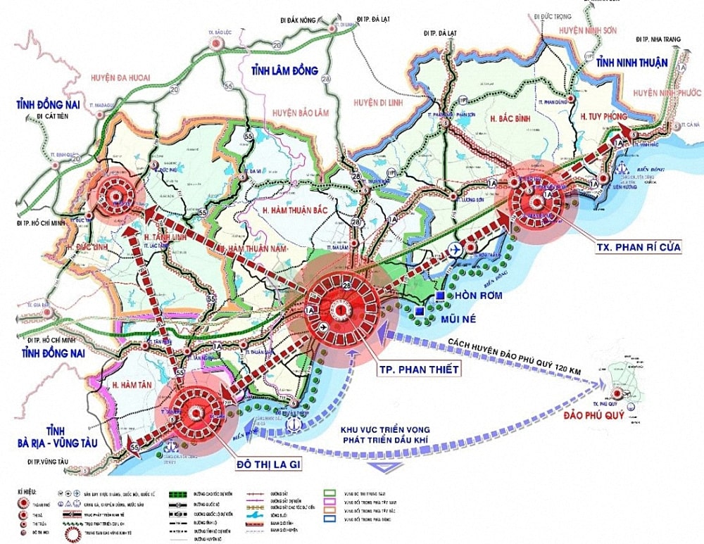 Bản đồ quy hoạch Bình Thuận có thay đổi gì mới? Cập nhật chi tiết