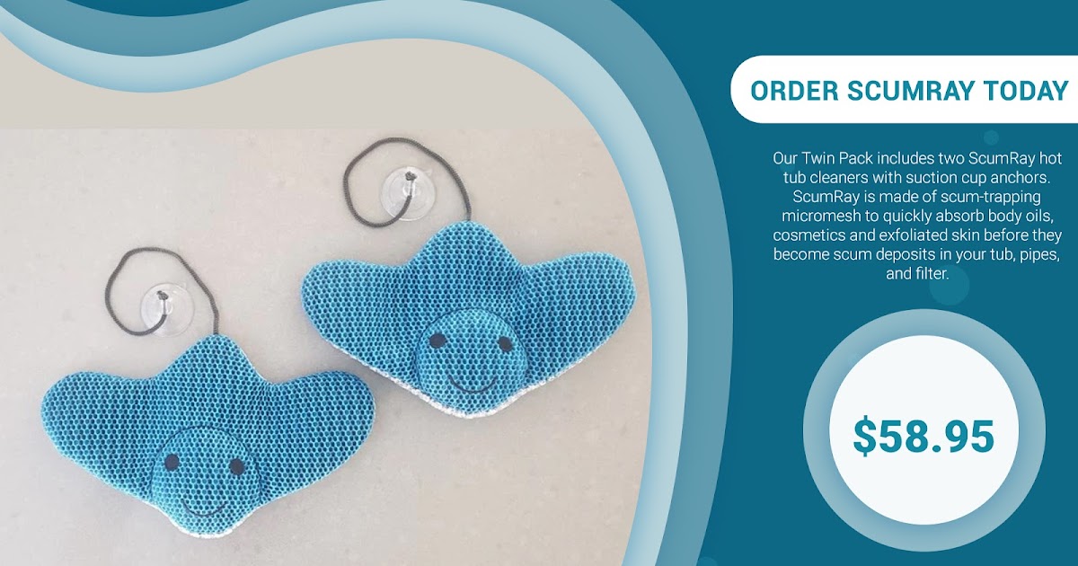Sanitize Your Hot Tub with Best Cleaner - Buy ScumRay Twin Pack Today!