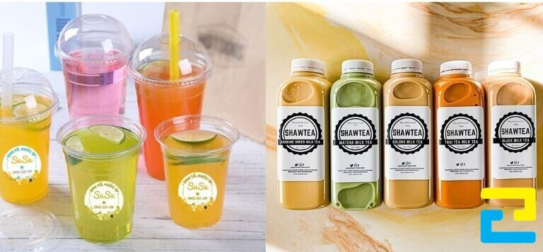 Chuyên In Decal Dán Chai Nhựa, Ly Nhựa Chất Lượng Giá Rẻ