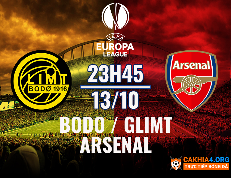 Nhận định Bodo/Glimt Vs Arsenal (23h45 ngày 13/10) cúp C2 - CaKhia.ORG