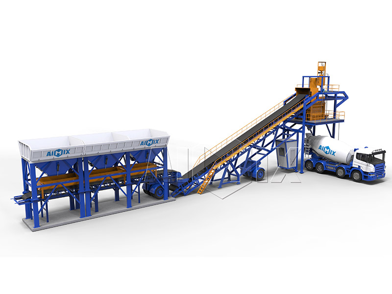 Planta De Hormigón Móvil En Venta - AIMIX Grupo Fabricante Profesional