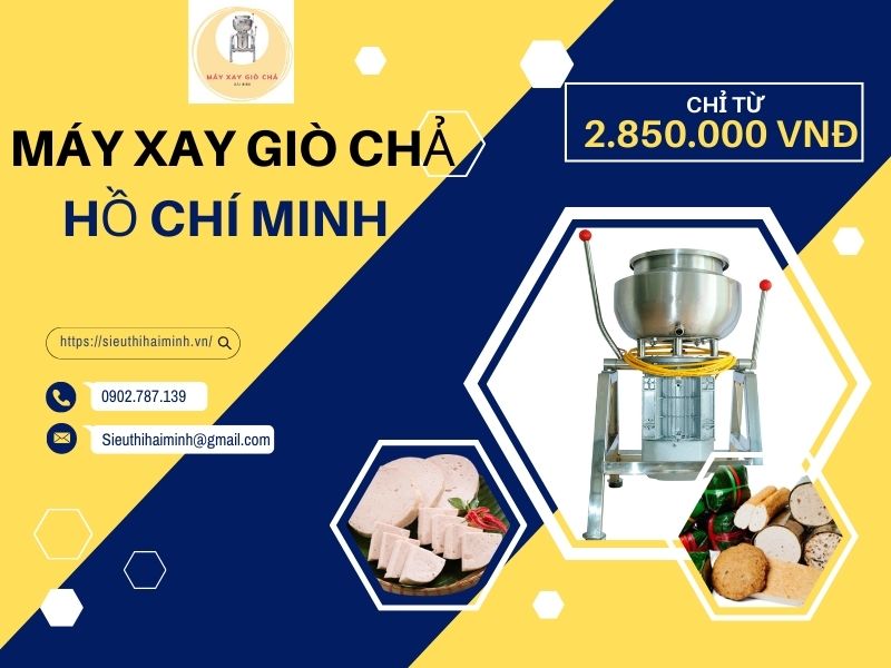 [GIẢM GIÁ 2022] Máy xay giò chả gia đình công nghiệp Hồ Chí...