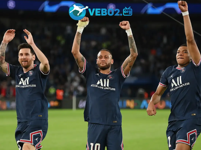 Tam tấu Messi - Neymar - Mbappe huỷ diệt Maccabi Haifa — Vebo TV