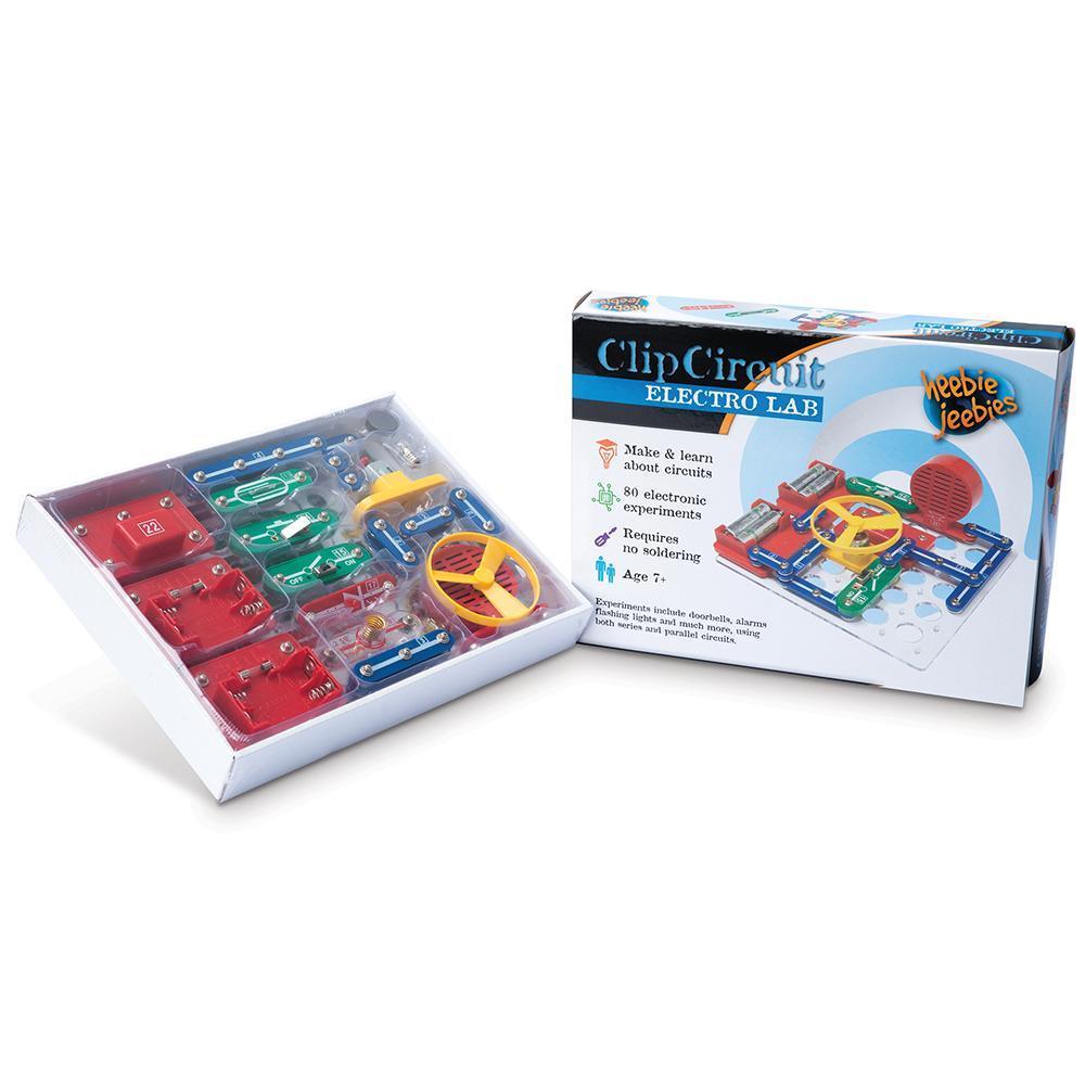 Clip Circuit Electrolab | 80 Electronic Experiments Kit | Curiouskidzz