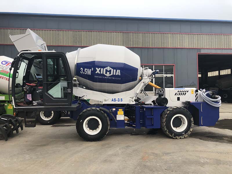 AIMIX Hormigonera Autocargable AS-3.5A Envío A Rusia - AIMIX Grupo