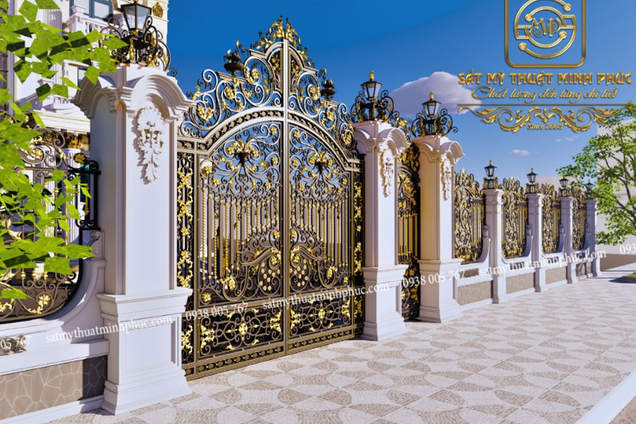 Làm cửa sắt mỹ thuật tại Bình Tân đẹp nao nức lòng người