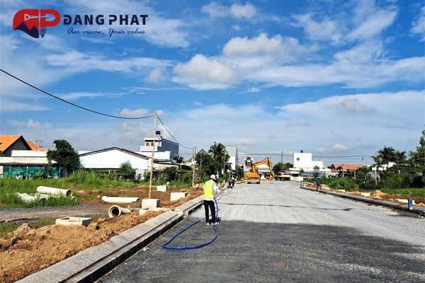 Thi công thảm bê tông nhựa nóng Long An - Xây dựng Đăng Phát - Công ty xây dựng uy tín Bình Dương