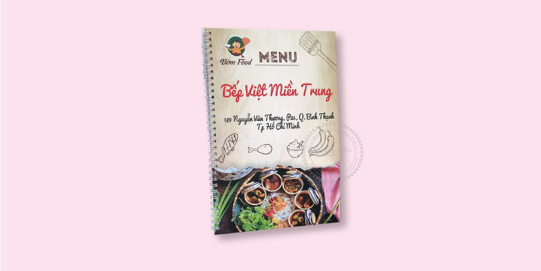 Thiết kế menu bao gồm những yếu tố nào? - Danh thiếp - Name card - Card Visit - Mạc áo - Thẻ treo