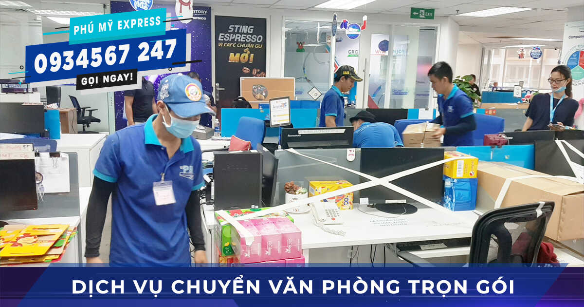 Dịch vụ chuyển văn phòng trọn gói TPHCM | Phú Mỹ Express