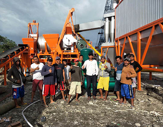 Planta De Asfalto ALYJ60 Ha Finalizado La Instalación En Filipinas
