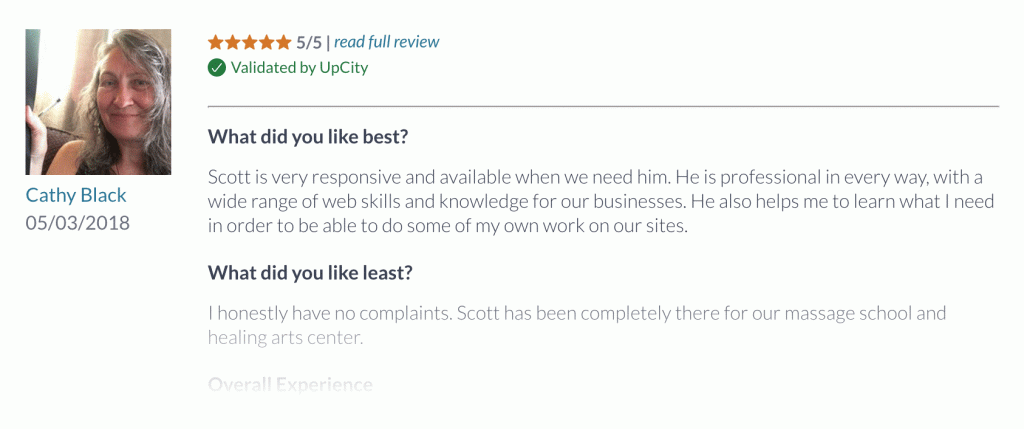 Reviews from Clients - Websites ABQ