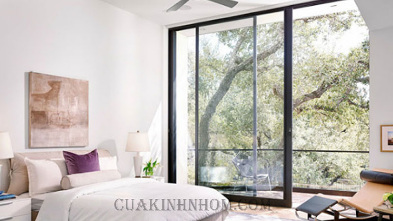 Top 12 mẫu cửa nhôm phòng ngủ cao cấp đẹp nhất hiện nay