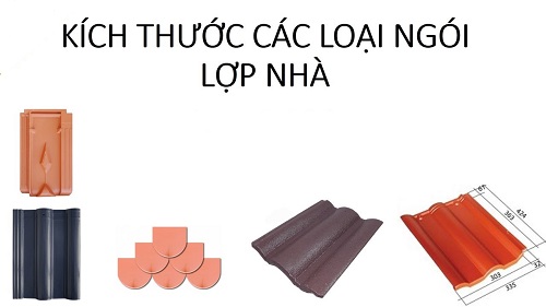 Tổng hợp kích thước ngói lợp nhà thông dụng nhất hiện nay
