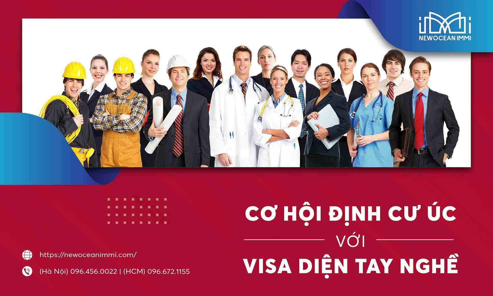 Định cư Úc diện tay nghề lấy visa dễ dàng - NewOcean IMMI