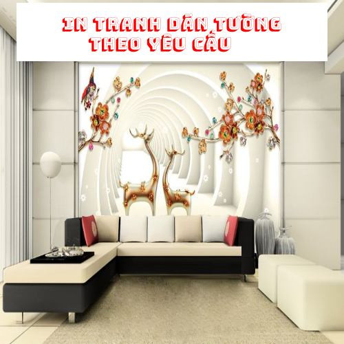 Báo Giá In Tranh 3D Dán Tường Theo Yêu Cầu Giá Rẻ Lấy Liền