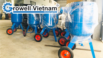 Máy xịt cát | Hướng dẫn lắp đặt - vận hành Máy xịt cát Growell