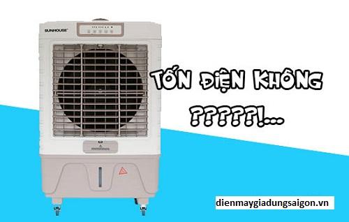 Dùng quạt hơi nước có tốn điện không? Cách dùng tiết kiệm