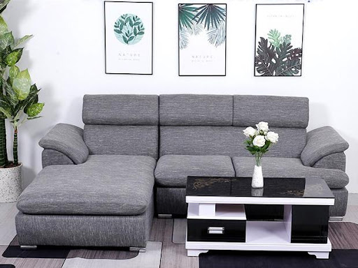 Sofa vải bố - sự đơn giản mà vô cùng tinh tế cho phòng khách