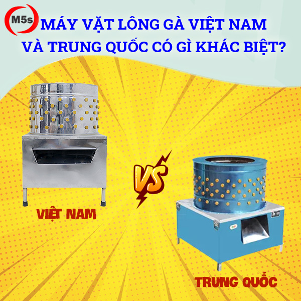 Máy vặt lông gà Việt Nam và Trung Quốc có gì khác biệt?