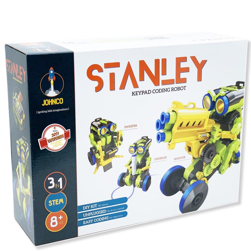 Johnco - Stanley: 3-in-1 Keypad Coding Robot | Curiouskidzz