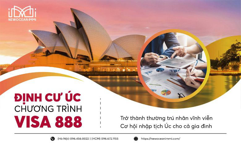 Visa 888 - Định cư Úc vĩnh viễn diện kinh doanh đầu tư
