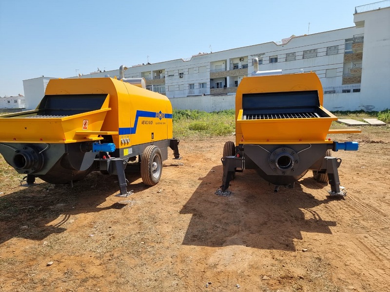 Dos Bombas Estacionarias De Concreto Exportaron Al Marruecos - AIMIX