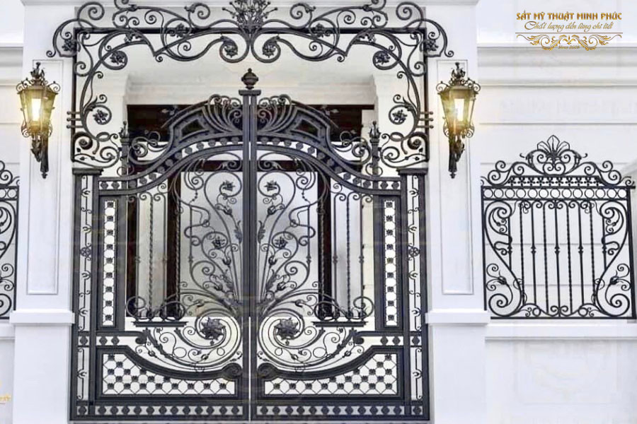 Bảng giá cửa sắt mỹ thuật, cổng sắt, hoa sắt mới nhất 2022