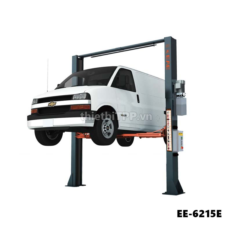 Cầu nâng ô tô 2 trụ kiểu cổng cáp trên EAE EE-6215E 5 tấn