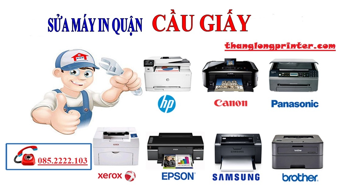 Sửa máy in tại nhà cầu giấy - giá rẻ nhất vịnh bắc bộ CHỈ TỪ 20K