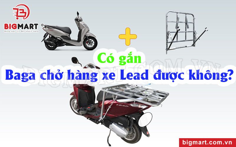 Có lắp baga Chở Hàng Xe Lead được không